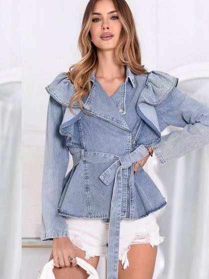 Chaqueta DENIM VOLANTE - Little MooN