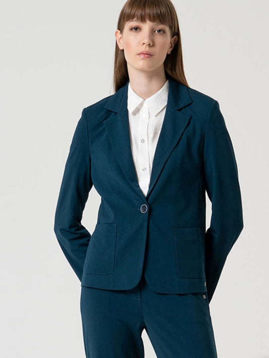 Chaqueta Navy de punto